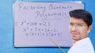 Factoring Quadratic Polynomials  Class 10th  Polynomials [upl. by Drol]