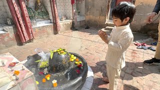 Hriday ne ki first time pooja😍mahashivratri special [upl. by Aitnecserc]