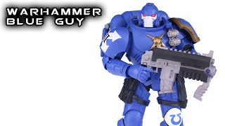 McFarlane Toys ULTRAMARINES REIVER Warhammer 40K Action Figure Review [upl. by Sivartal]