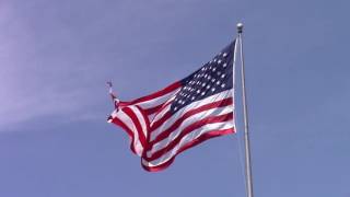 American Flag Waving Royalty Free Video 1080p 60fps [upl. by Mckenzie839]