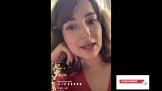 Milana Vayntrub ATampT Girl speaks Live Stream [upl. by Bedwell]