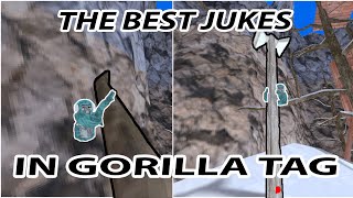 THE BEST JUKES IN GORILLA TAG gorilla tag VR [upl. by Ahseenyt]