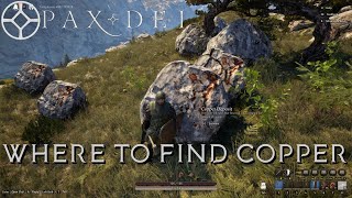 Pax Dei  Where to find copper [upl. by Anekahs]