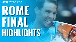 Nadal Beats Djokovic To Win Ninth Rome Title  Rome 2019 Final Highlights [upl. by Kano]