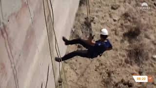 Estudiantes de paramédicos practican técnicas en la presa de Hermosillo [upl. by Ermeena]