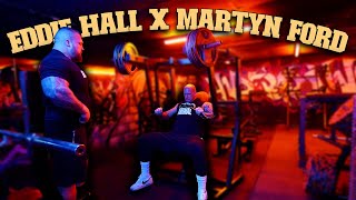 Eddie Hall Martyn Ford Full Chest Press Gym Session [upl. by Yeta]