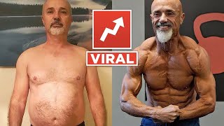 60 year old FAT TO FIT transformation goes VIRAL [upl. by Couture]