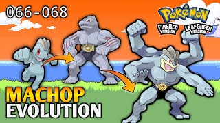 How To Evolve Machop Into Machoke And Machamp In Pokemon Fire Red amp Leaf Green  Kanto Pokedex [upl. by Anaicilef]