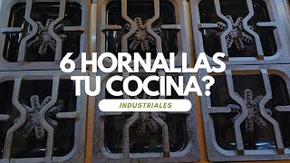 Si buscas cocinas industriales de 6 hornallas mirá esta video [upl. by Ahsilav]