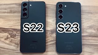 Samsung Galaxy S22 vs Samsung Galaxy S23 [upl. by Aural]