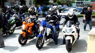 TRUC DE FOULES MOTARDS AU MARIAGE DE SEBASTIEN ET SABRINA DUMONMTS [upl. by Keviv410]