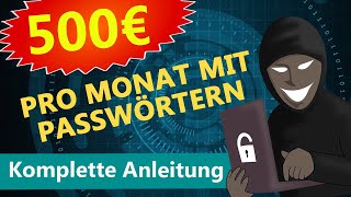 500 € PASSIV GELD VERDIENEN mit Passwörtern ohne Programmierkenntnisse [upl. by Orlantha]