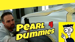 Car Painting Painting WHITE PEARL for DUMMIES [upl. by Gurtner]