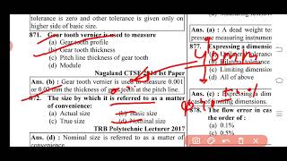 METROLOGY  PYQ [upl. by Tutankhamen]