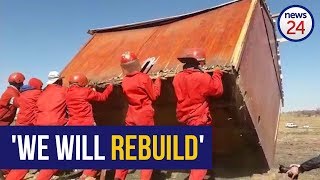 WATCH Red Ants destroy illegally erected structures on farm [upl. by Adnauqaj]