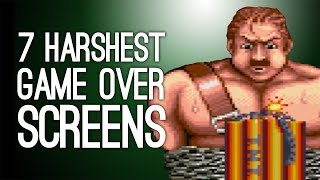 The 7 Harshest Continue Screens in Arcade Game History [upl. by Michiko69]