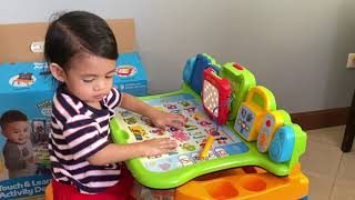 Vtech Touch and Learn Activity Desk Unboxing  Eris Martin [upl. by Esserac]