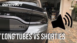 Shorty Headers vs Long Tubes Sound Comparison [upl. by Netsirc]