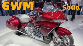 GWM Souos First Motorcycle Debuts with a 2000cc Flat EightCylinder Engine and 8DCT [upl. by Jackqueline]