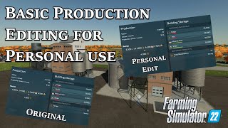 Creating your own personal edits of factories in Farming Simulator 22 [upl. by Odlamur]