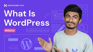 What Is WordPress  Hostinger India shorts [upl. by Eiramyelhsa]