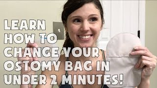 Learn how to change your ostomy bag in under 2 minutes [upl. by Gensler]