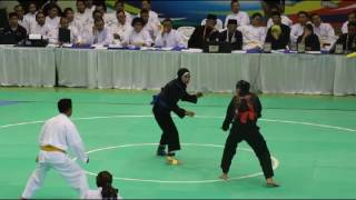 PON XIX Pencak Silat Jabar 2016 FINAL WEWEY VS SARAH [upl. by Figueroa825]