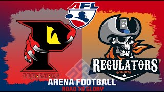 Arena Football League AFL Orlando Predators vs Wichita Regulators [upl. by Harat]