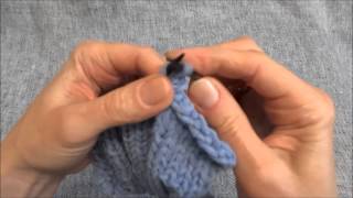 Maschen elastisch abketten  Stretchy Bind Off  Stricken lernen  Learn how to knit [upl. by Vere70]