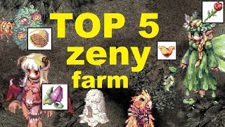 Ragnarok PreRenewal  Top 5 Zeny Farming  Places and Jobs [upl. by Etz833]