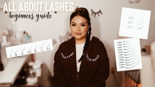 ALL ABOUT EYE LASH EXTENSIONS  beginners guide [upl. by Jerrine]