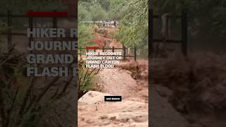 Hiker recounts journey out of Grand Canyon flash flood [upl. by Dirrej]