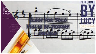 Elegy for Solo Violin by Jeffery Wilson Trinity Grade 8 Violin 202023 [upl. by Rolfe]