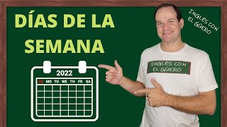 PRONUNCIACIÓN en INGLÉS los Días de la Semana [upl. by Salita902]