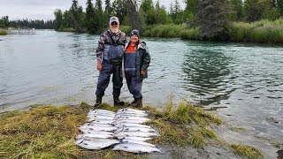 Sockeye Salmon Fishing  Kenai River  Soldotna Alaska [upl. by Teuton265]