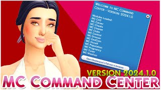 MC Command Center VERSIÓN 202410  LOS SIMS 4 [upl. by Aceber978]