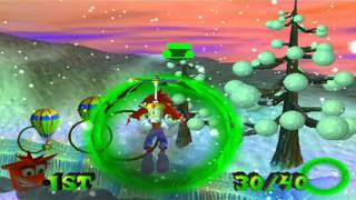 Crash Bandicoot The Wrath of Cortex  Level 28 Ice Station Bandicoot Double Gem [upl. by Saire]