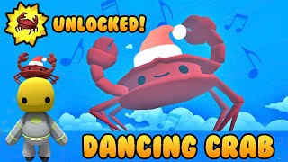 HOW TO SPAWN SECRET DANCING SNOW CRAB AND UNLOCK DANCING CRAB HAT in WOBBLY LIFE [upl. by Blaire]