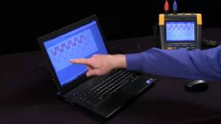 How To Transfer Data From A Fluke Portable Oscilloscope to FlukeView® Software [upl. by Marino]