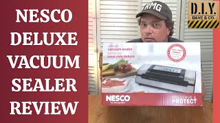 NESCO Deluxe Vacuum Sealer Unboxing And Review [upl. by Lemej]