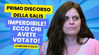 IL PRIMO DISCORSO DI ILARIA SALISSE PENSAVAMO DI AVER VISTO IL PEGGIOCI SBAGLIAVAMOE DI GROSSO [upl. by Allenotna279]