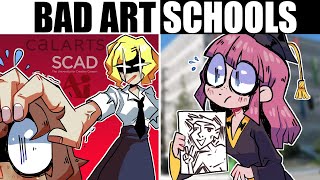 POPULAR ART SCHOOLS YOU SHOULDNT GO TO [upl. by Einafets407]