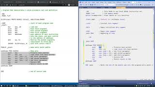 1310 PASCALstyle and STDCALL calling conventions Cstyle calling convention example [upl. by Arykahs]