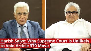 Harish Salve Why Supreme Court is Unlikely to Void Article 370 Move [upl. by Hulbig]