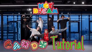 NCT DREAM  Candy Full Dance Tutorial Slow Mirrored x05 x07 x10 [upl. by Vedis430]