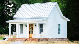 Amazing Unique Newly Built Tiny Tennessee Farmhouse in TN [upl. by Atinnod]