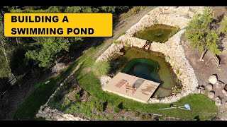 Building a swimming pond [upl. by Adnovaj]