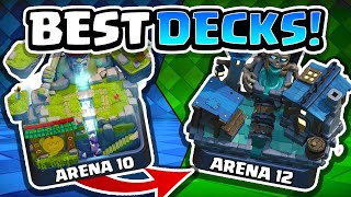 BEST DECKS for Arena 1012 in Clash Royale 2021 [upl. by Stagg]