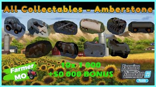 FS23  How to find all 10 Collectibles  Amberstone [upl. by Akilam]