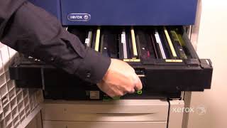 Xerox® Color C60 70 How to Repalce the Drum Cartridges [upl. by Louie]